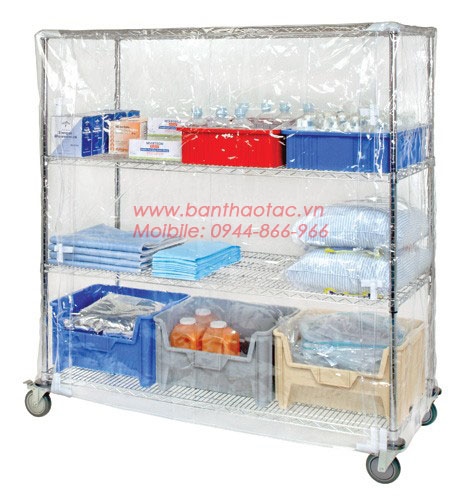 Xe đẩy inox - ESD Wire Cart - xe-day-inox-esd-wire-cart